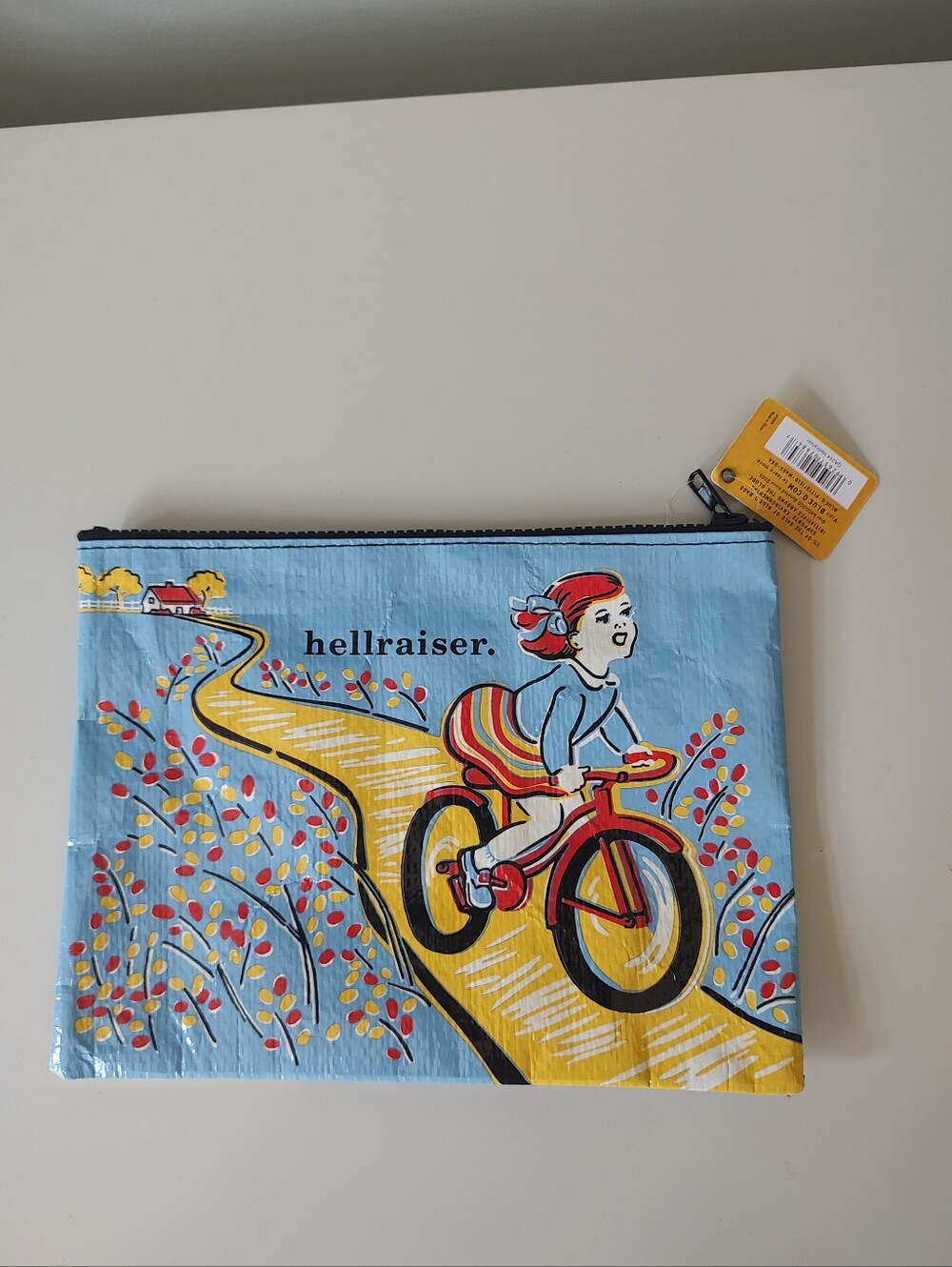 NWT Blue Q Hellraiser Zipper Bag Travel - Picture 3 of 8